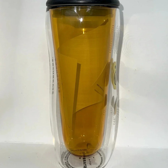 NEW Starbucks Hong Kong Year of the Tiger Double Walled Glass Tumbler + Lid - Picture 3 of 6